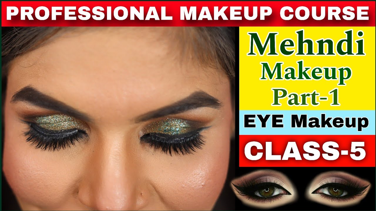 Professional makeup course | mehndi makeup | Eye makeup tutorial step by step | sumansi Sahgal