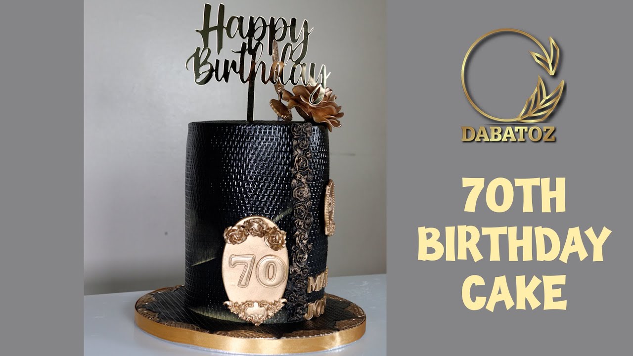 70th Birthday Cake