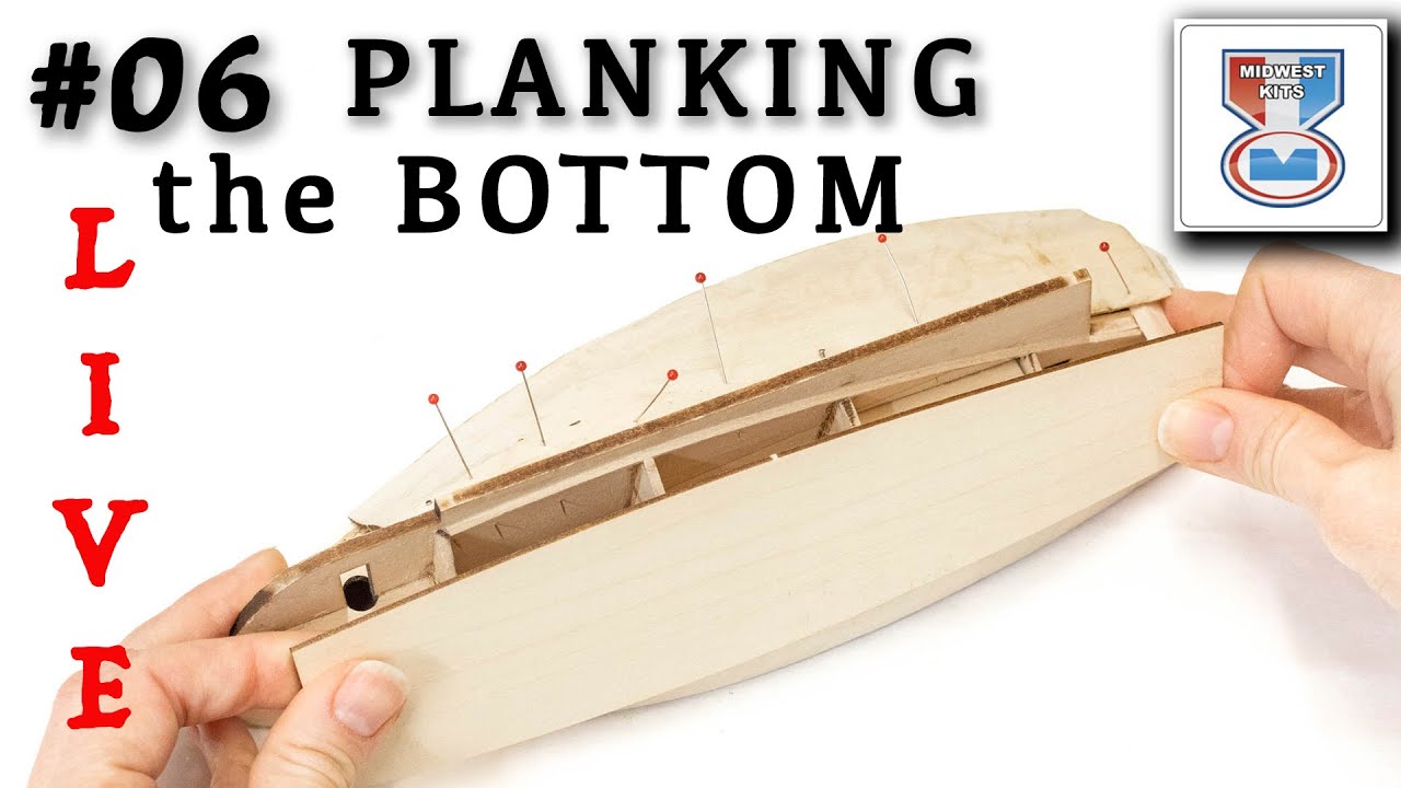 Ep.06 - GROUP BUILD - Muscongus Bay Lobster Smack - Midwest KIT - PLANKING