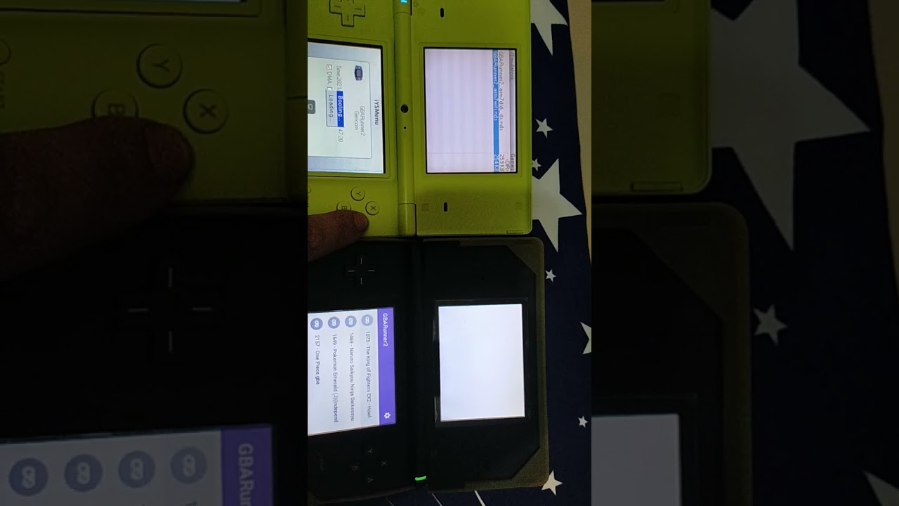 DS系列（NDS/3DS）GBArunner2遊玩GBA通訊示範