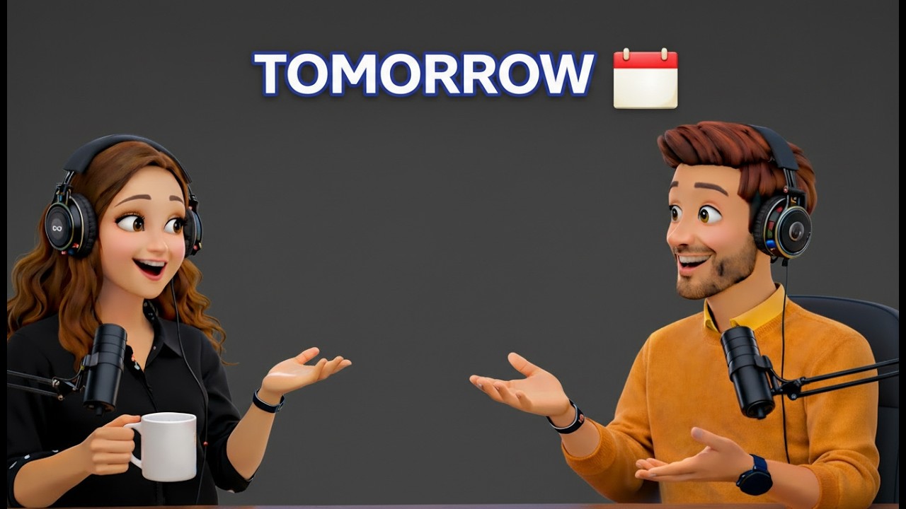 Talk About Your Tomorrow in English | Future Tense 📅 | Easy Conversation Practice |