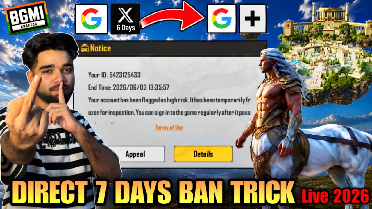 How to ban BGMI ID for 7 days Direct | BGMI 7 day ban trick | how to get 7 days ban in BGMI 4.4 🔥