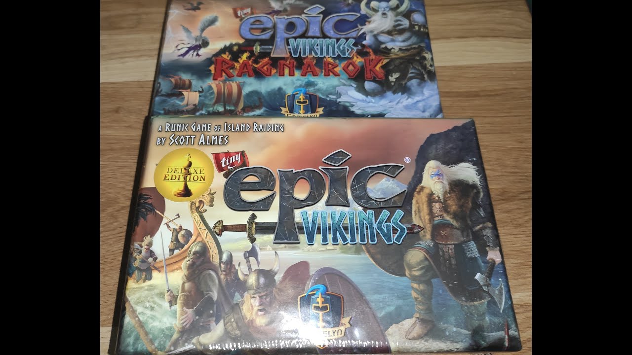 UNBOXING - TINY EPIC VIKINGS - KS Deluxe Edition - Gamelyn Games
