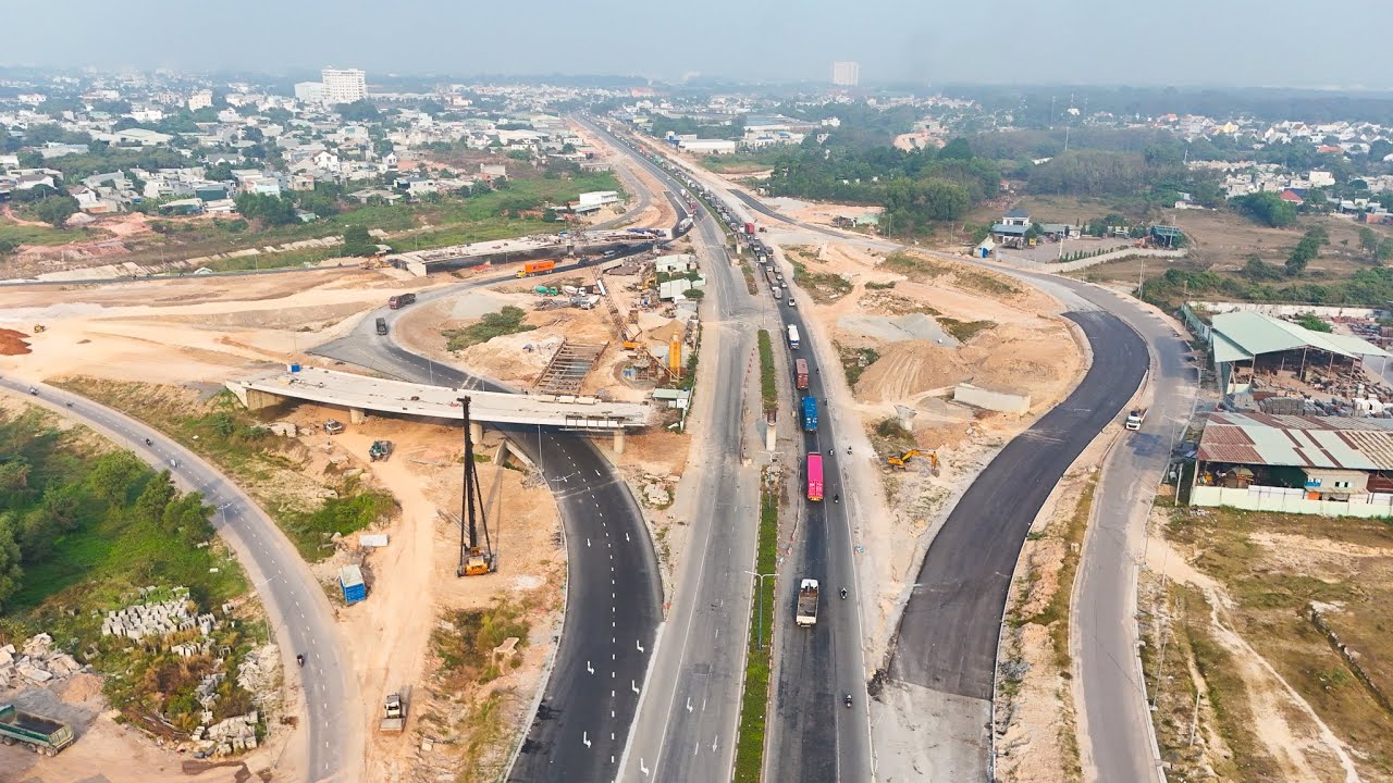 Nút giao Bình Chuẩn và đường Vành Đai 3 ở Thuận An ngày 19/01/2026.