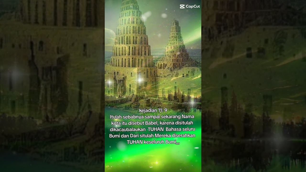 KEJADIAN 11:9 #firmantuhan #kota BABEL
