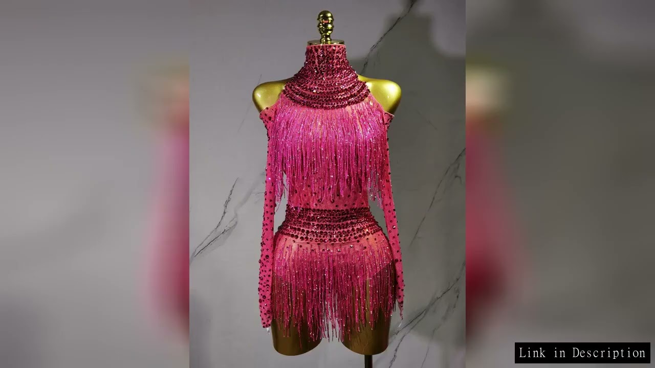 Rhinestones Fringed Bodysuit Women Gogo Dance Rave Outfit Dj Ds Stage Jazz Clothes Clubwear