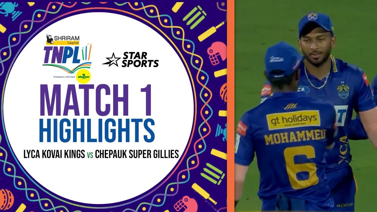 Tamil Nadu Premier League Highlights | Lyca Kovai Kings register their first win | #TNPLOnStar