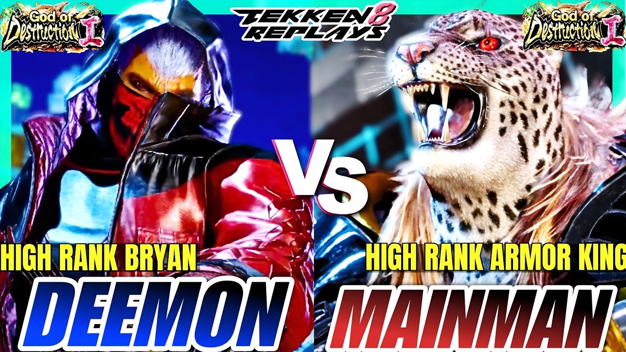 Tekken 8 - CyberDeemon (Bryan) vs TheMainMan (Armor King) - Epic Ranked Match