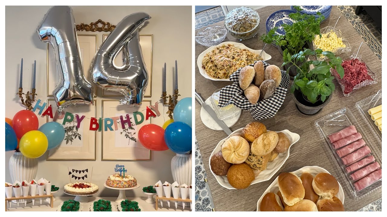 Mateo faz 14 anos - Brunch em casa