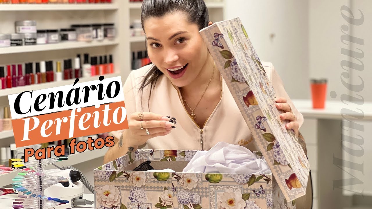 Aprenda como montar um Cenário para fotos de unhas!