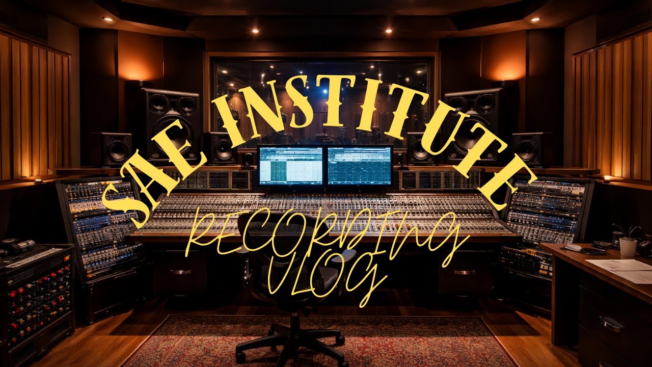 RECORDING GUITARS VLOG // AMOS SANTANA // SAE INSTITUTE MIAMI