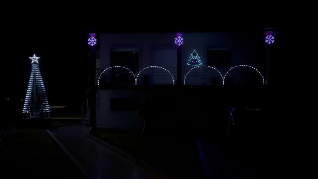 Christmas LightShow 2025 - Let It Go - Frozen Soundtrack