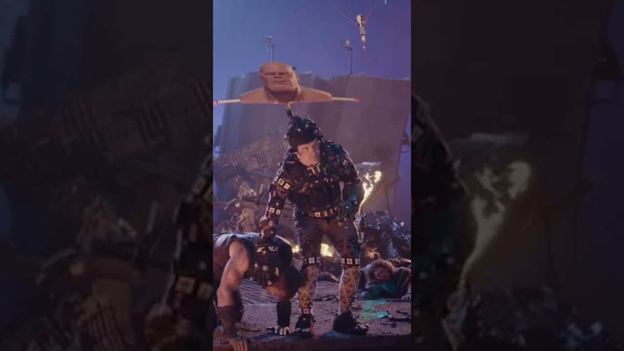 This is Thanos Before VFX