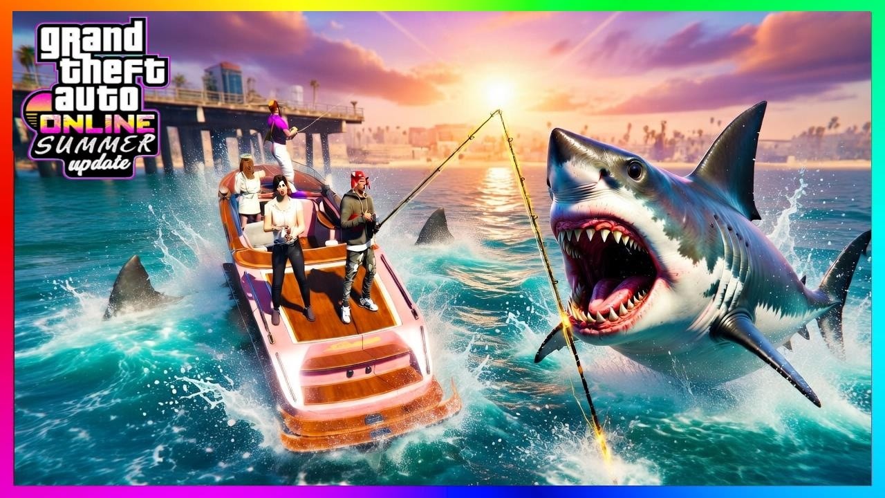 GTA 5 NEW SUMMER FISHING DLC 2026, Meglodon Shark, How To Fish, GTA 6 Trailer 3 (GTA Online Update)