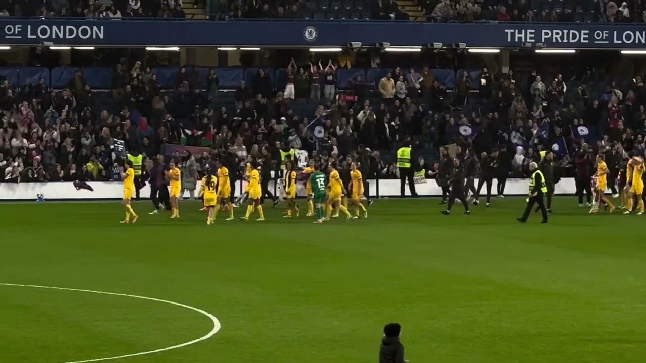 Post game #uwcl Chelsea 0 #fcbarcelonafemeni 2 Stamford bridge 27/4/2024