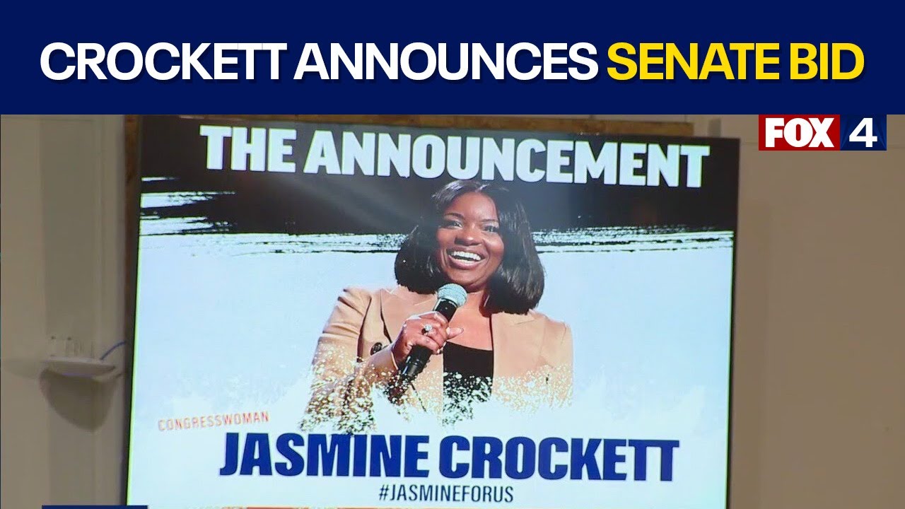 Jasmine Crockett launches U.S. Senate campaign