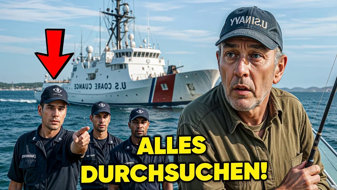 Küstenwache bereut Boots Stopp – als der Kapitän seinen Namen nennt, weichen alle zurück!