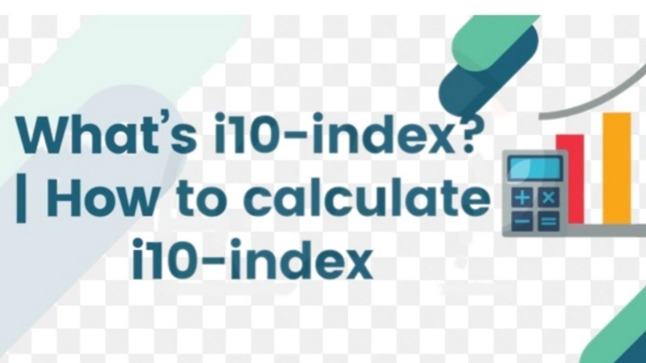i10 - Index l How to calculate i10 index l What is i10 -Index by Prof Vivek Maheshwari