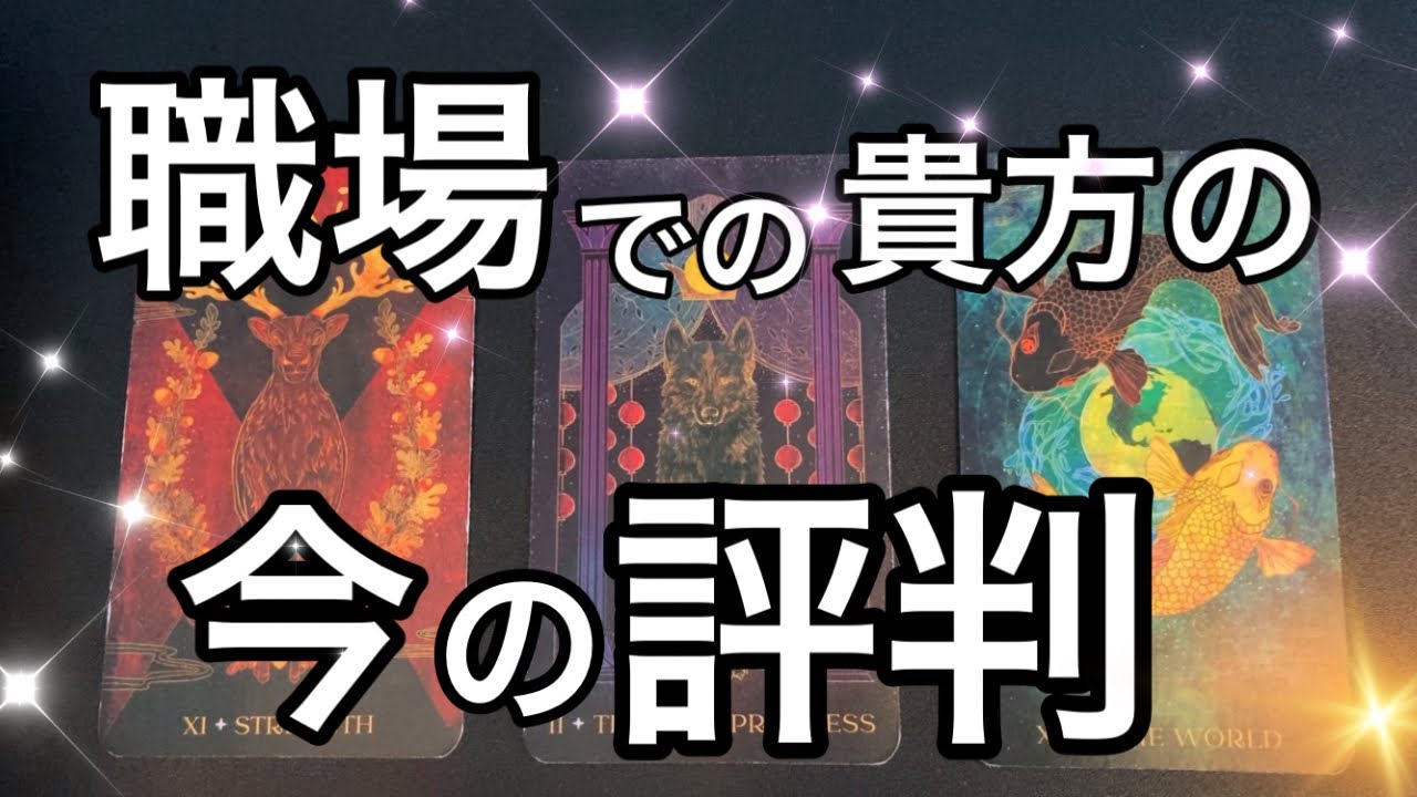 【仕事タロット🔮】職場でのあなたの今の評判👩🏻‍💻👩🏻‍💼🫣