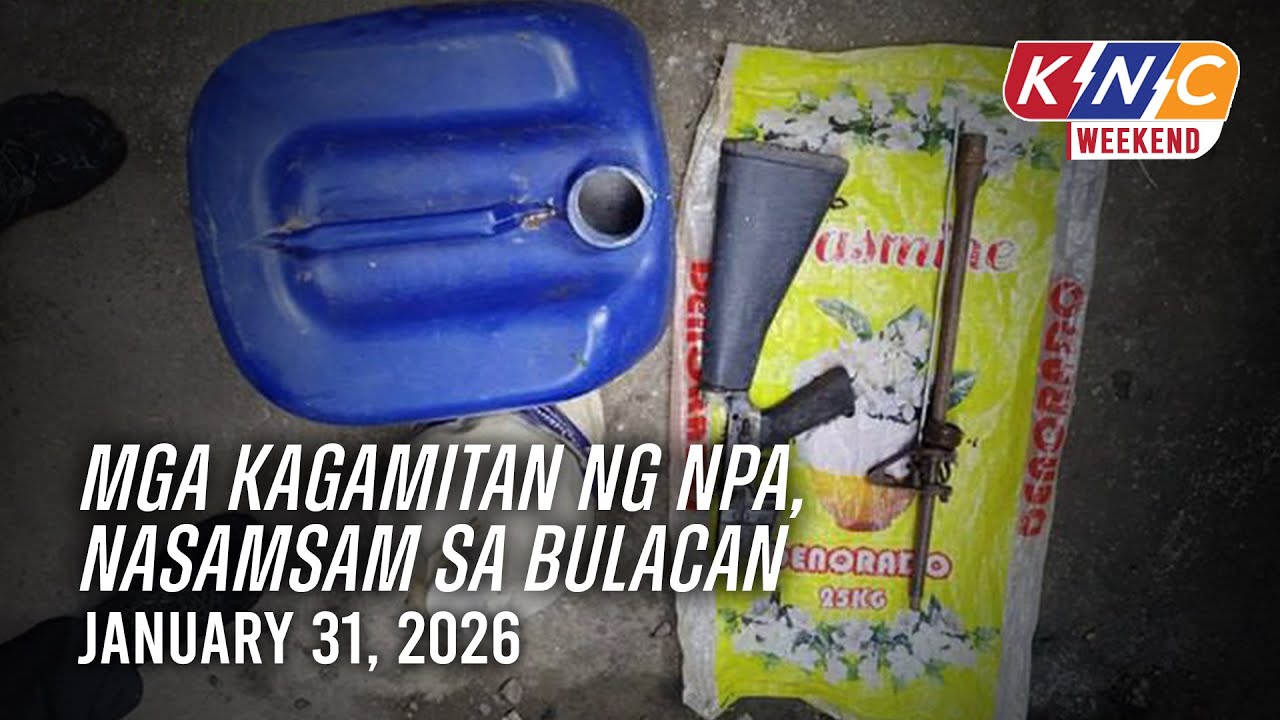 Mga kagamitan ng NPA, nasamsam sa Bulacan | Kidlat News Channel (January 31, 2026 8PM)