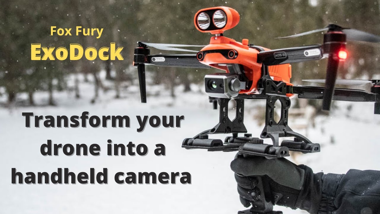 Transform your drone into a handheld camera with the Fox Fury ExoDock