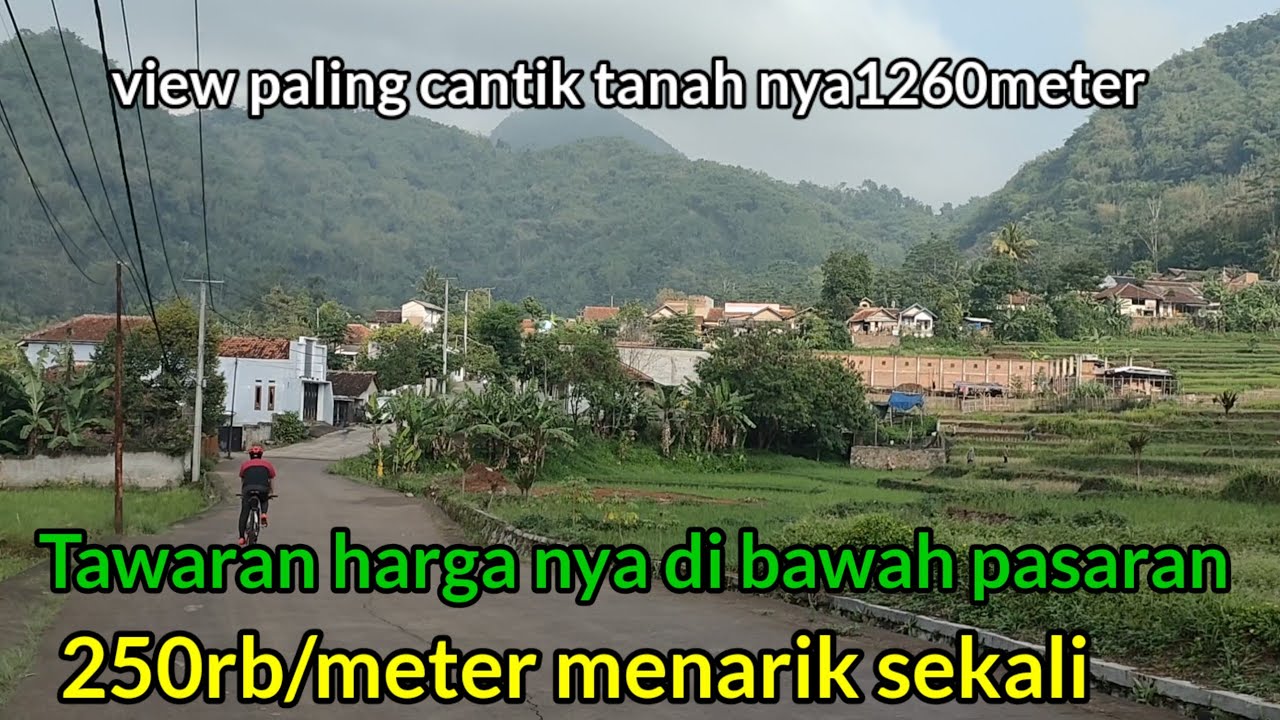 View nya indah‼️Ada Tanah mau dijual murah karena lagi butuh duit yu di nego