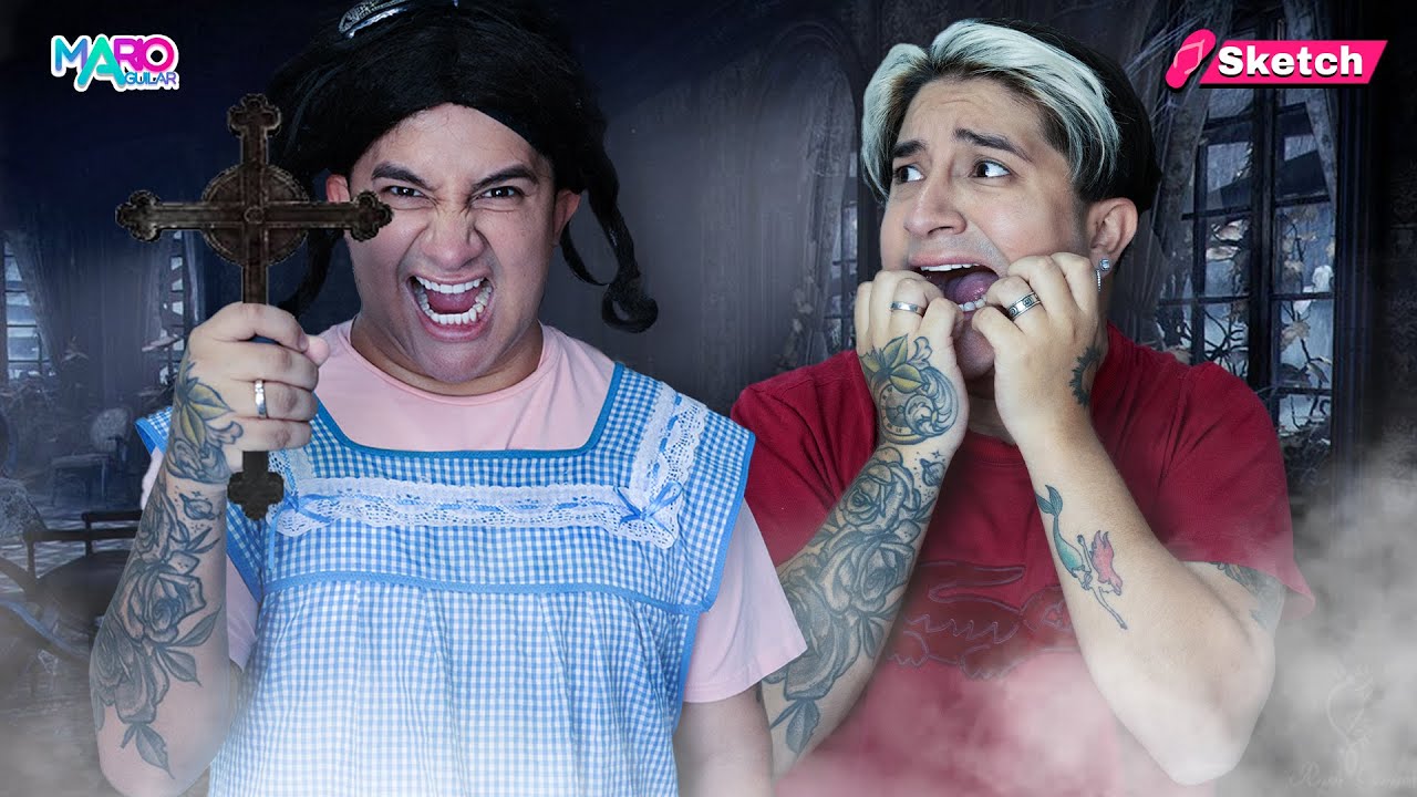 CUANDO VEO UN FANTASMA VS CUANDO MI MAMÁ LO VE | MARIO AGUILAR