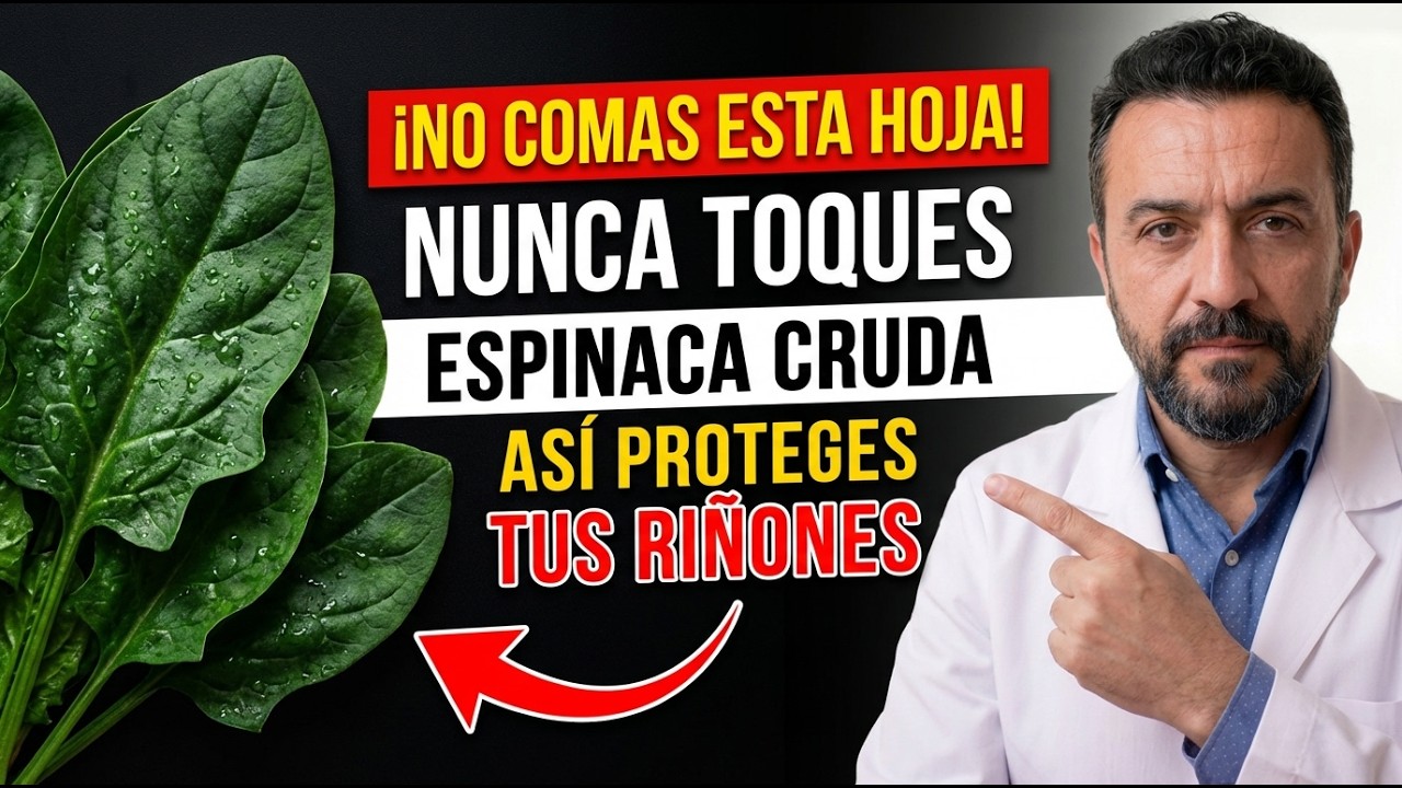 Cuidado con las Espinacas: Si tienes riñones delicados, no las cocines así