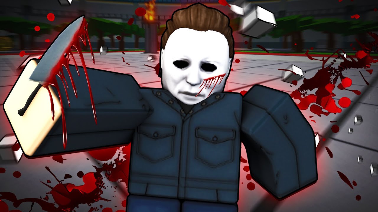 Hunting TOXIC PLAYERS as MICHAEL MYERS in Heroes Battlegrounds