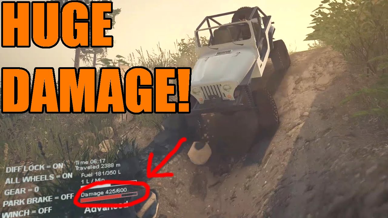 Spin Tires | JEEP ALMOST DIED!