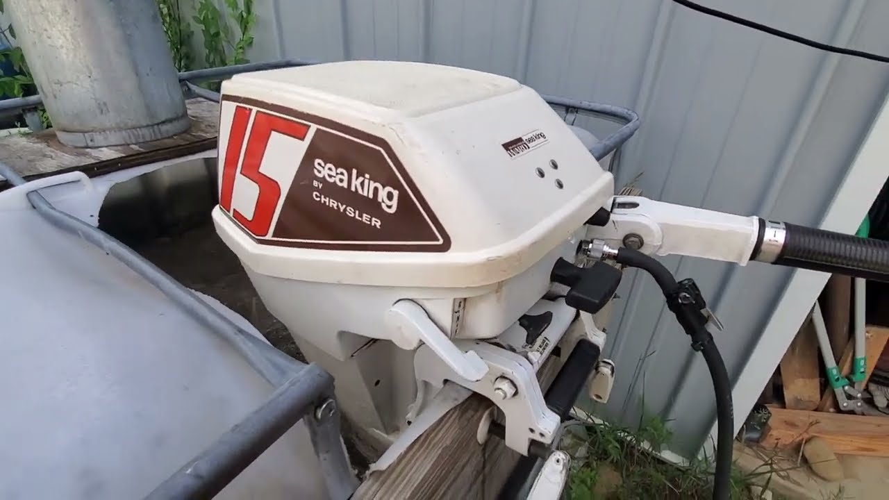 1983 Sea King (Chrysler-built) 15hp Outboard Motor Tank Test