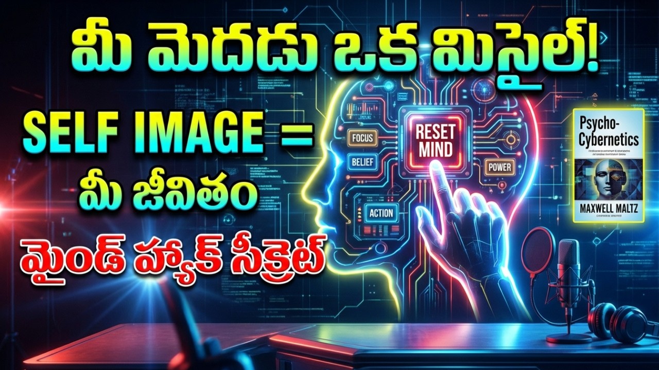 Self Image మీ జీవితాన్ని ఎలా నియంత్రిస్తుంది? | Psycho Cybernetics Explained Telugu @UnlockThought1