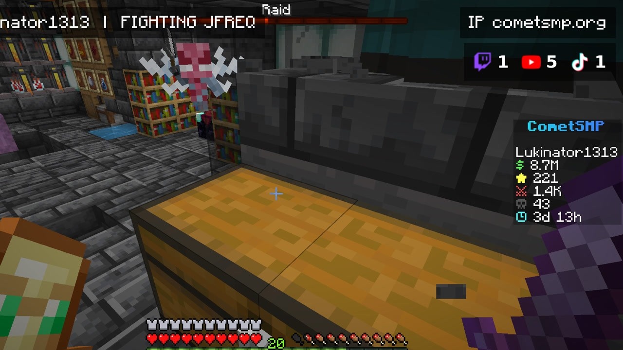 CometSMP TV &mdash; 24/7 Live Player Cam | DonutSMP