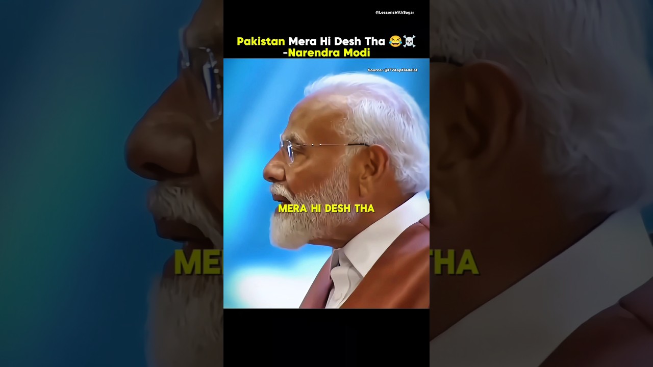 Pakistan Mera Hi Desh Tha ☠️😂|Narendra Modi