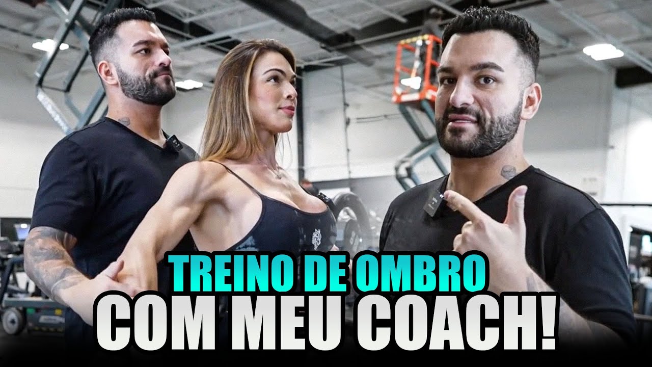 TREINO DE OMBRO INTENSO! - Aprenda como ir até a falha com meu coach gringo.