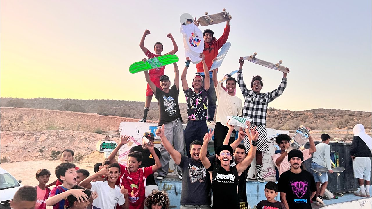 أحسن Go skateboarding day فتاغازوت #goskateday #taghazout  #skate #skatelife