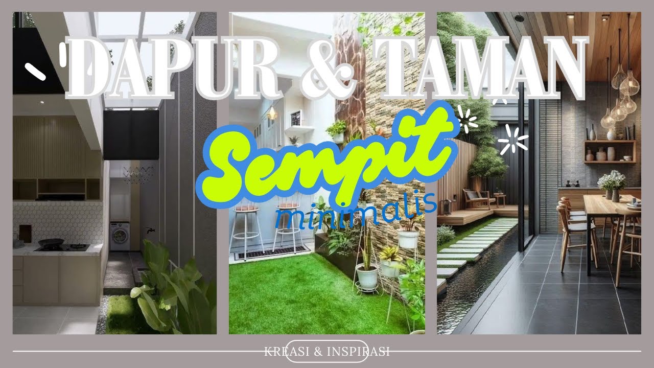 Dapur Belakang Sempit? Sulap Jadi Taman Impian! SIMAK 11 Desain Dapur Terbuka Minimalis Ini
