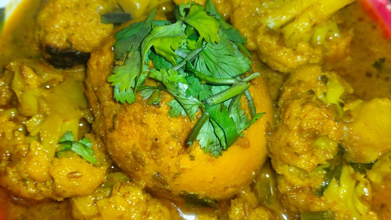 🥚🥦 ফুলকপি ও ডিমের রেসিপি কষা মাংসের স্বাদ কে হার মানাবে/Fulkopi diya dimer recipe in Bengali 👩🏻‍🍳👌👌👌
