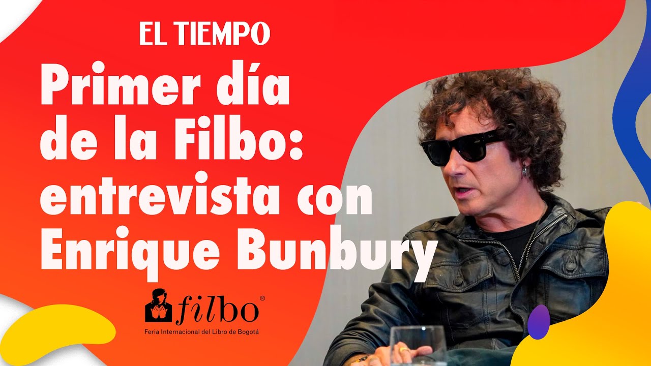 Empieza la Filbo 2025, el cantante español Enrique Bunbury habló con EL TIEMPO