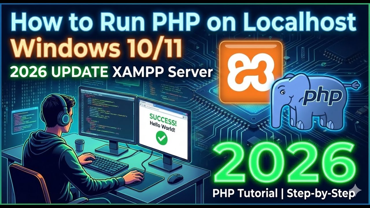 Как запустить PHP-файл на локальном компьютере под управлением Windows 10/11 [Обновление 2026 год...