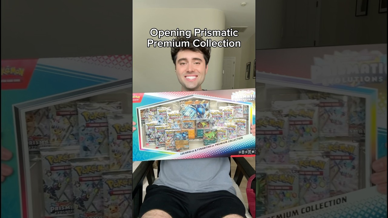 Открытие Призматических Эволюций Лукарио и Тиранитара из Премиум Коллекции #pokemoncards