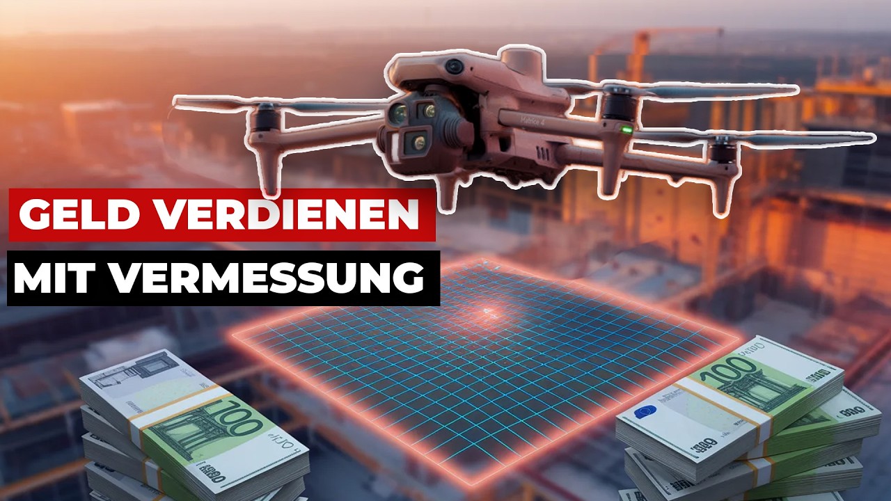 Mit Vermessungsdrohnen Geld verdienen – So lukrativ ist das Business (Matrice 4E)
