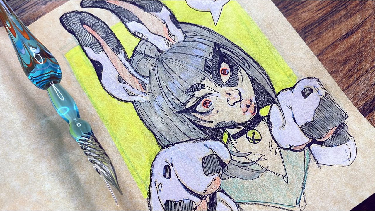 Drawing with a GLASS PEN!