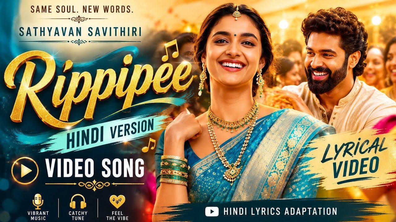 Rippipee (Hindi Version) | Sathyavan Savithiri | Keerthy Suresh | Sam CS | 