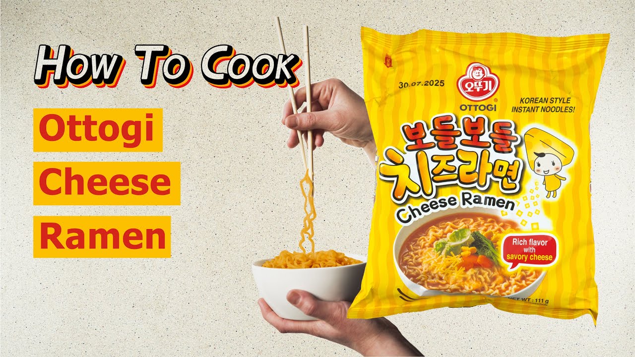Як готувати сирний рамьон Ottogi Cheese Ramen 111g