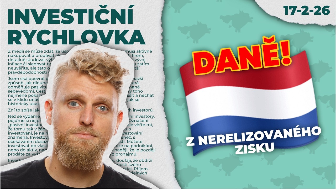 První poražení AI mánie, 100leté dluhopisy a daně z nerealizovaných zisků 💸 Investiční rychlovka