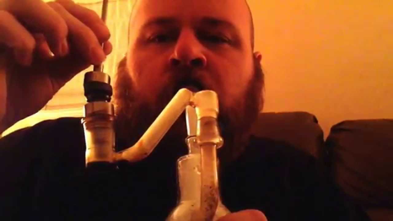 Taking a big dab of LIVE RESIN golden goat