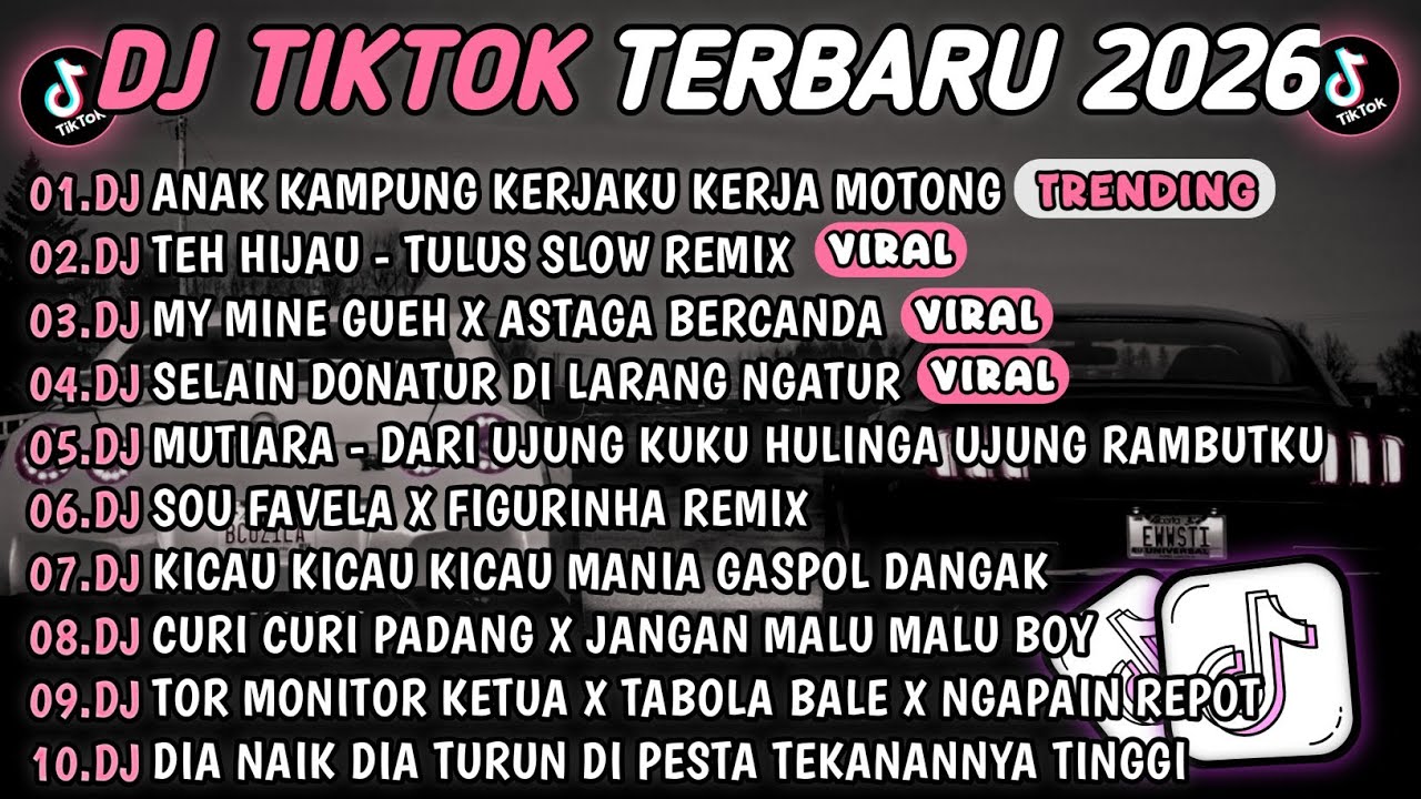 DJ TIKTOK TERBARU 2026🎵DJ AKU ANAK KAMPUNG KERJAKU KERJA MOTONG🎵DJ TEH HIJAU TULUS 🔥