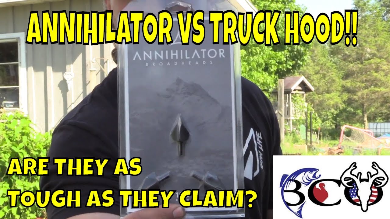ANNIHILATOR BROADHEAD DESTRUCTION TEST!!