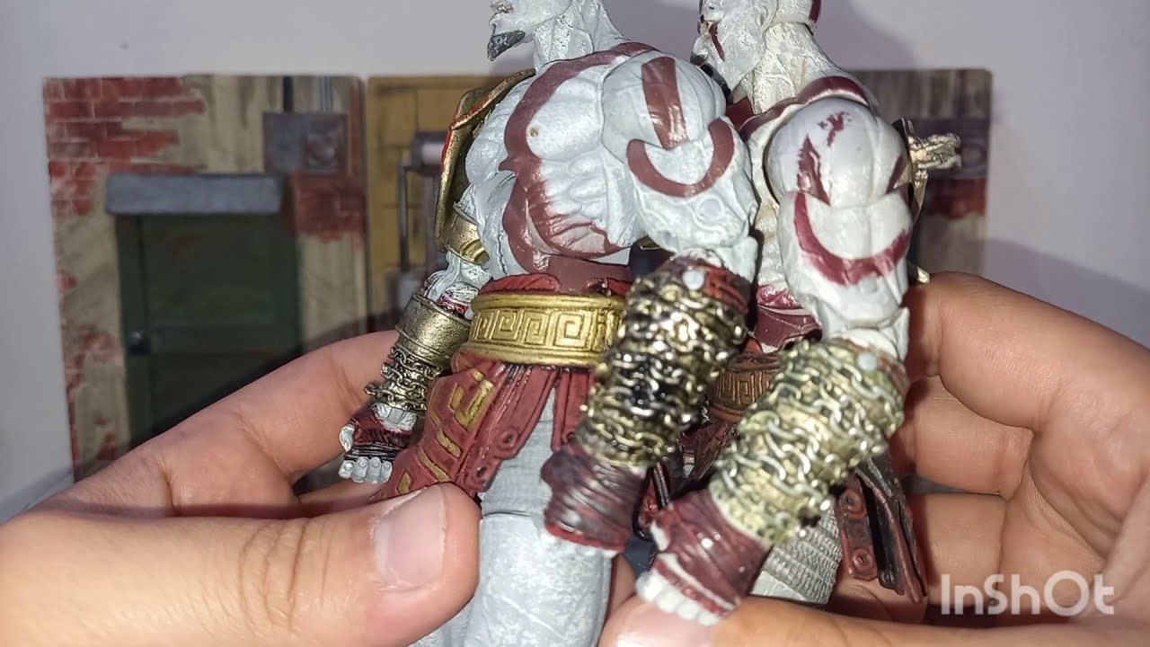 unboxing video review en español de figura bootleg replica neca kratos god of war 3